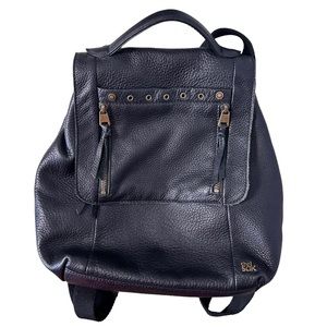 The Sak Black Leather Backpack